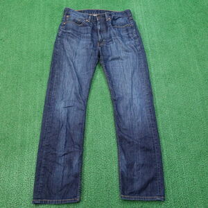 LEVI'S 505 REGULAR FIT STRAIGHT DENIM BLUE JEANS MENS SIZE 34X32